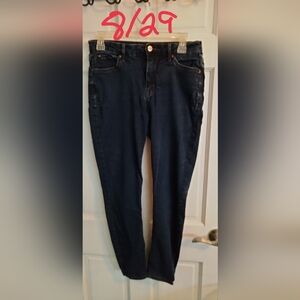 Curve Appeal Elegant Dark Blue Women's Skinny Jeans